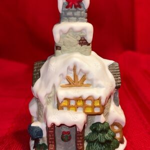 St. Nicholas Square "Wishing Well" Christmas Village Porcelain Bell/ Decoration